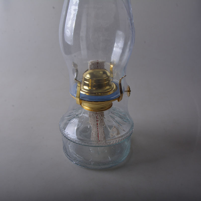 Large Glass Kerosene Oil Lamp Lantern