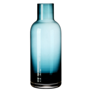 blue utility glass vase home decor vase decoration