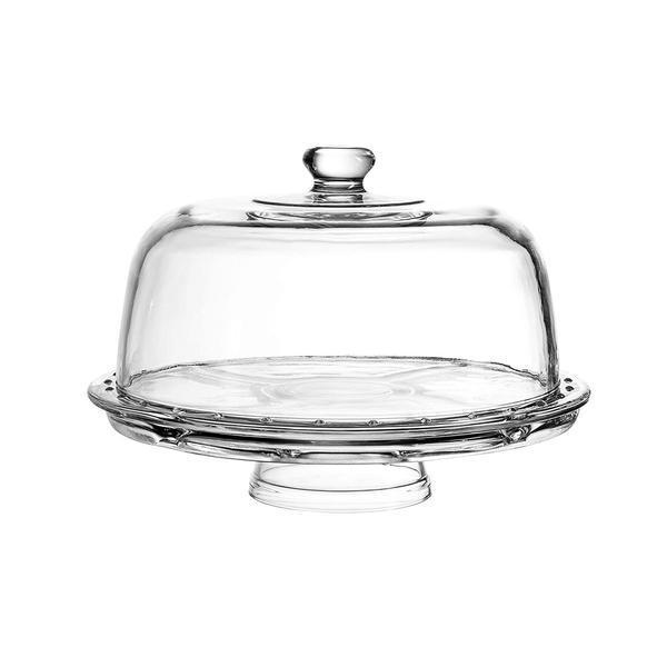 Multifunctional Acrylic Cake Stand and Dome Plastic Dish round Plated Serving Plates for Parties Presents