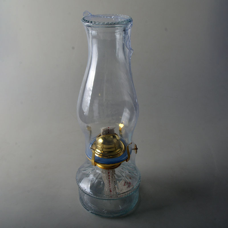 Large Glass Kerosene Oil Lamp Lantern