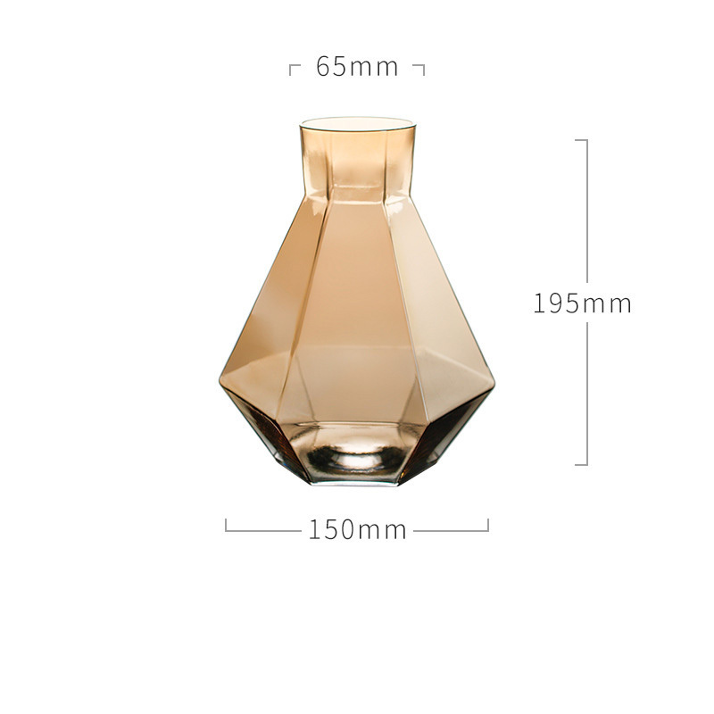 1300ml colored glass water jug bedside carafe beverage dispenser