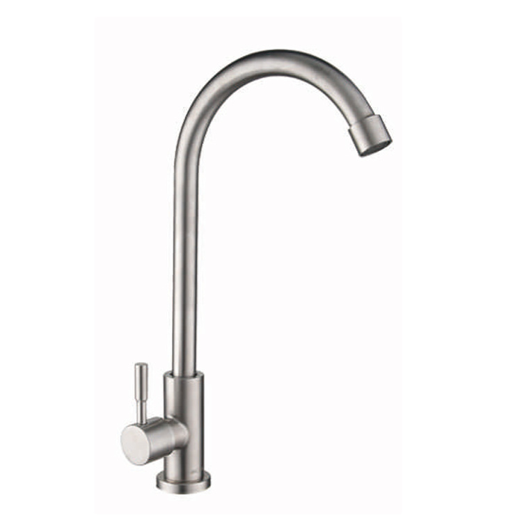 OEM wholesale faucets kitchen single level sink tap single cold kitchen faucet