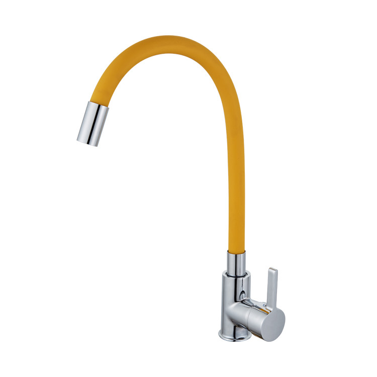 New long neck waterfall basin mixer tap faucet single handle faucet for kitchen