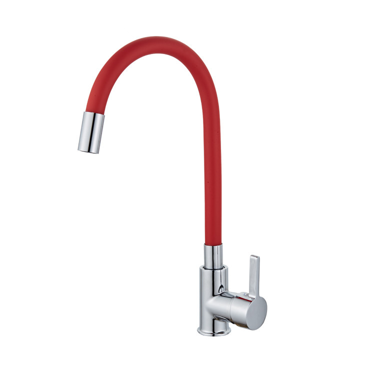 New long neck waterfall basin mixer tap faucet single handle faucet for kitchen