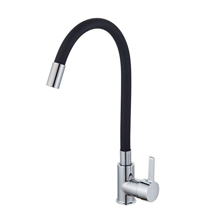 New long neck waterfall basin mixer tap faucet single handle faucet for kitchen