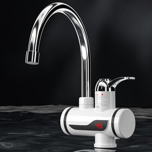 Led Digital 3000W Hot Water Faucets Tap Single Handle Heater Water Faucets