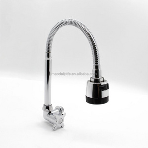 Manufacture Supplier Wall Mounted torneira Pull Down Flexible Kitchen Faucet With Pull Down Sprayer