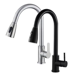 modern gourmet kitchen faucet pull out stainless steel black kitchen faucet with pull down sprayer