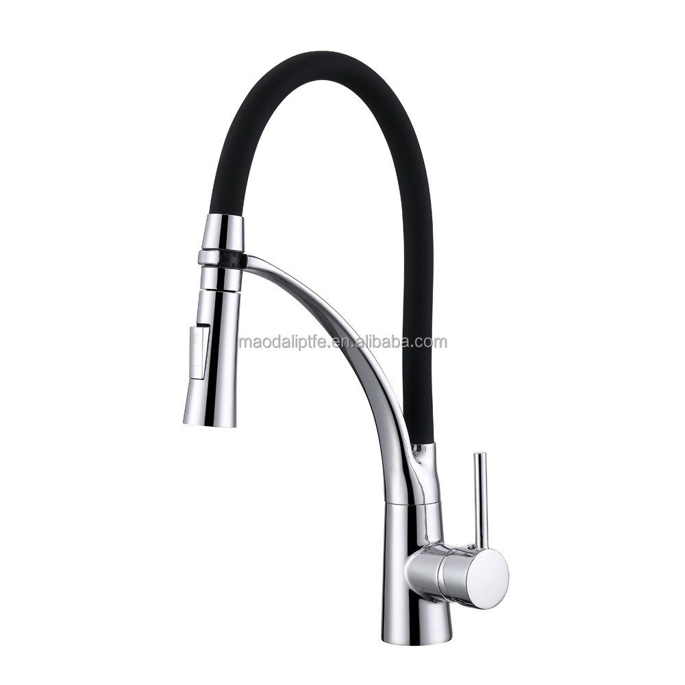 Modern Gourmet Gold Black Pull Down Hot And Cold Kitchen Faucet Accessories For Kitchen Sink