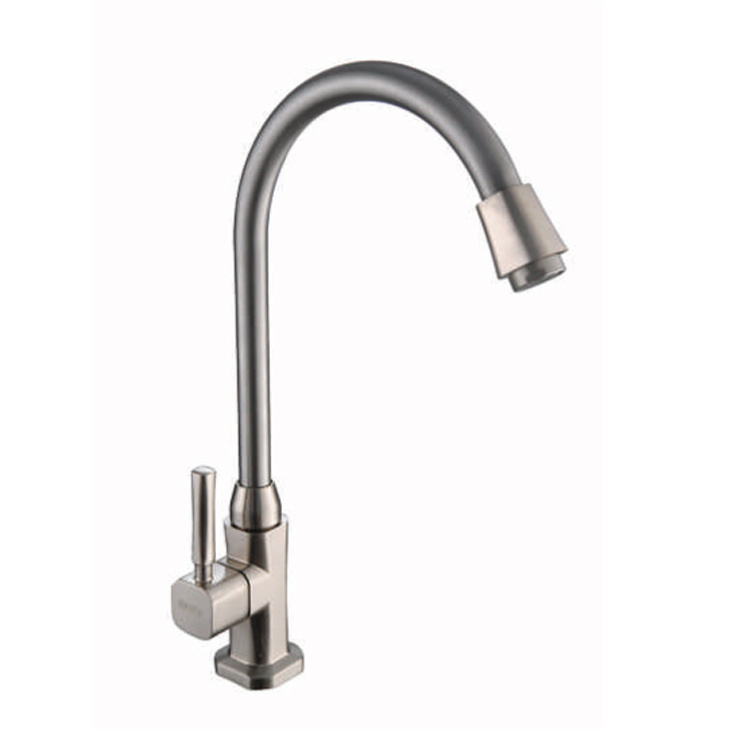 OEM wholesale faucets kitchen single level sink tap single cold kitchen faucet