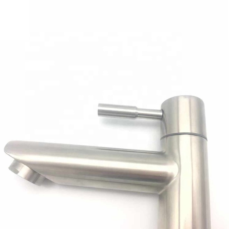 Nickle single cold tap bathroom sus 304 stainless steel faucet