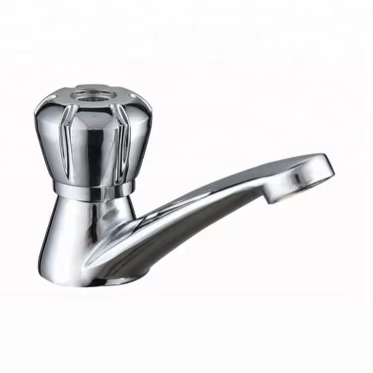 High Quality Chrome Brass 2 Function Sanitary Ware Single Handle Hand Wash Basin Faucet Bathroom