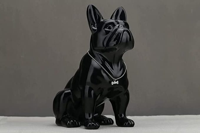 Factory Direct French Bulldog Animal Sitting Dog Sculpture Ornament For Garden Living Room