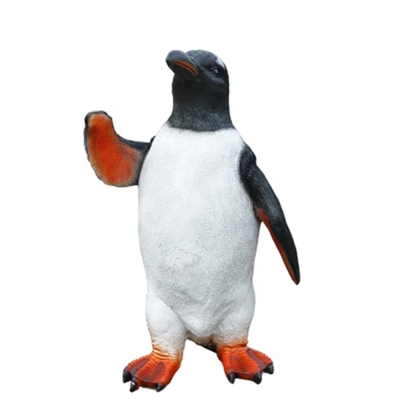 Large outdoor garden art animal resin penguin sculpture for sale