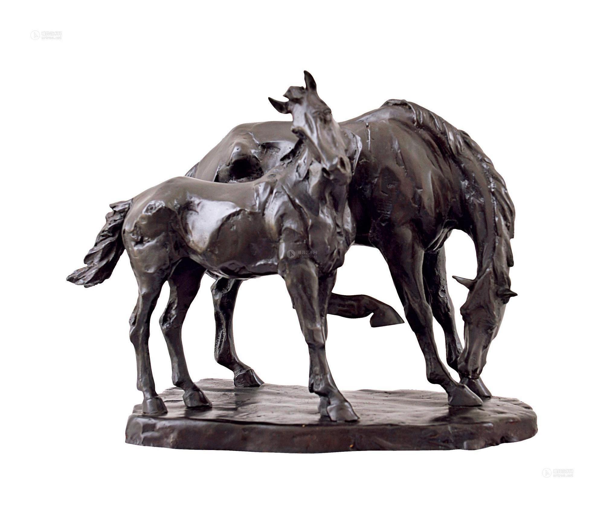 Custom high quality custom life size outdoor decoration large bronze horse statue