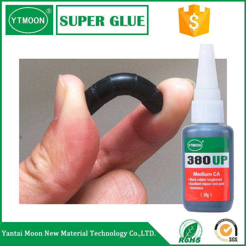 380 Instant Adhesive Super Black Glue cyanoacrylate super glue flex black glue