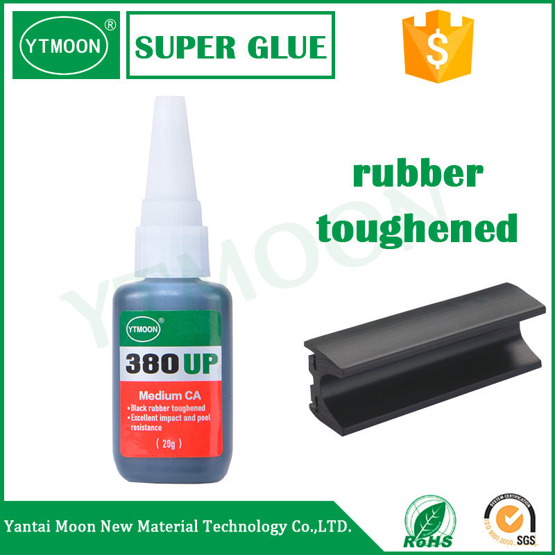 380 Instant Adhesive Super Black Glue cyanoacrylate super glue flex black glue