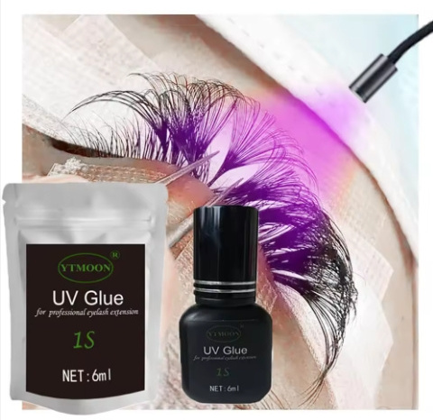 Free Sample Black Lash Adhesive Led Eyelash Extension Glue Uv Lash Glue