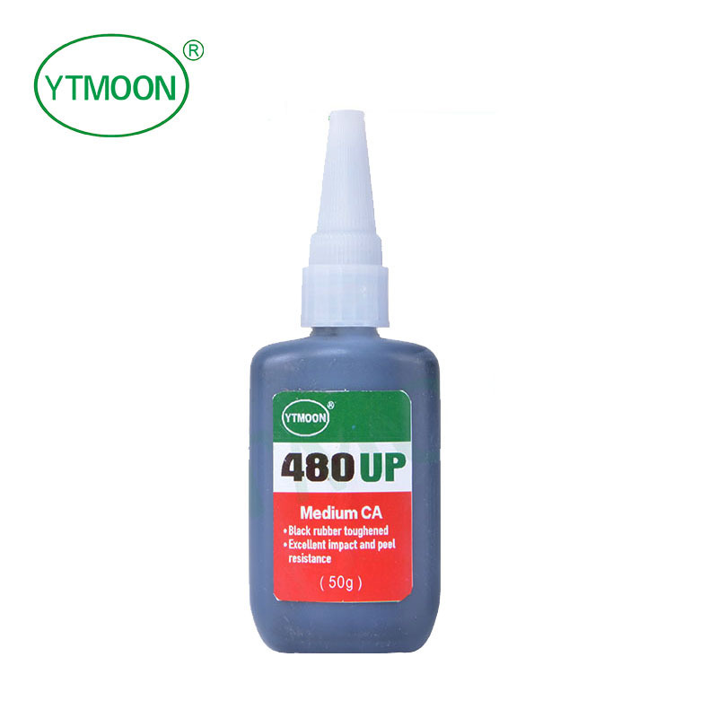 Rubber Toughened Black CA Instant Adhesive Glue