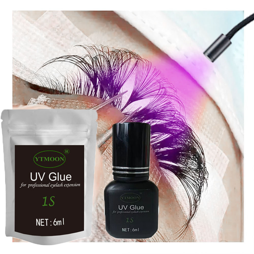 Purple color  UV eyelash extension glue led eyelash glue