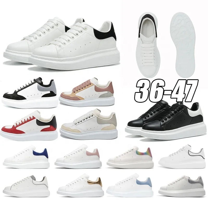 Original High quality Luxury Designer men women skateboarding shoes casual Classic small white sneakers genuine leather Famous