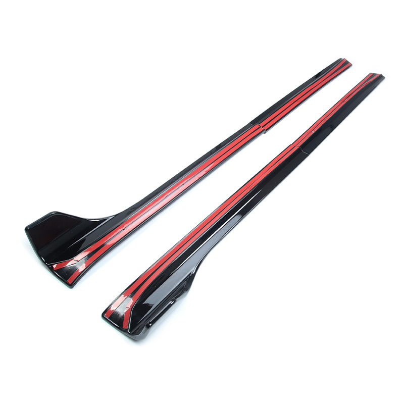 Car Accessories Body Kits Paint/Carbon Fiber Side Skirts universal Side Bumper For Tesla Model Y