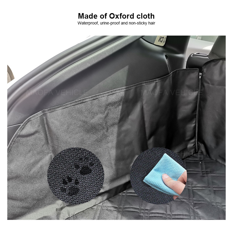 Upgrade Car Accessories Washable Nonslip Pet Cargo Cover Liner Dog Car Seat Cover Mat For Tesla Model y 2021 2022 2023