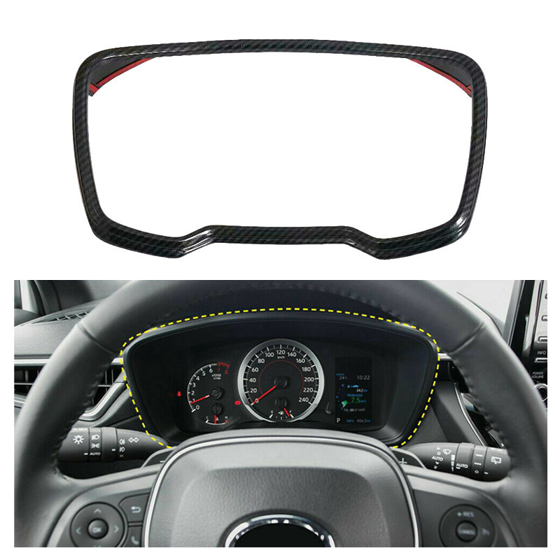 Car Interior Accessories Dashboard Instrument Panel Trim Cover Frame For Toyota Corolla Cross 2020-