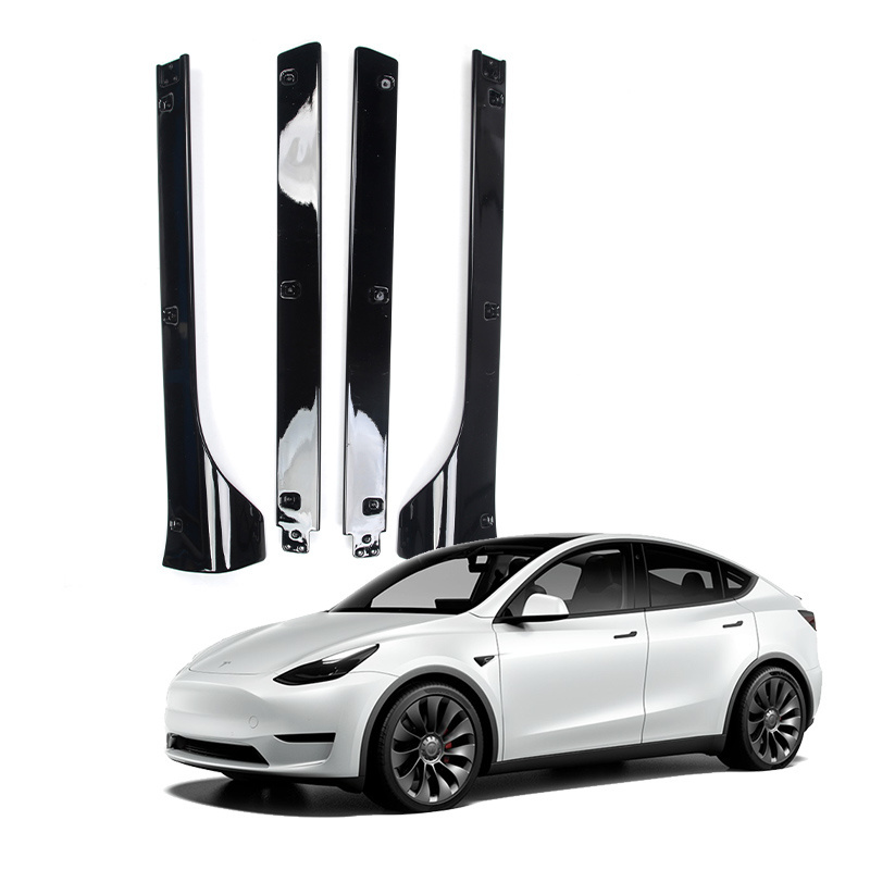 Car Accessories Body Kits Paint/Carbon Fiber Side Skirts universal Side Bumper For Tesla Model Y