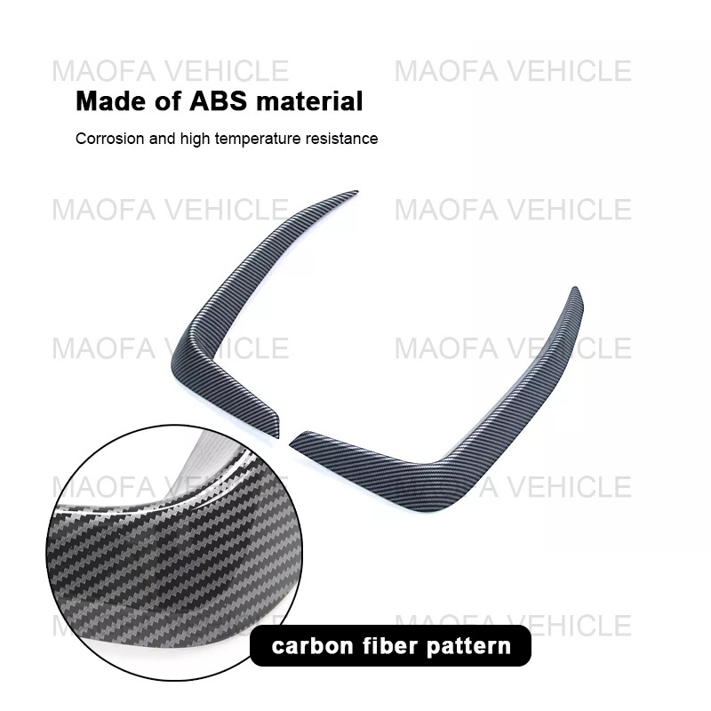 2023 2022 Car Accessories Parts decoration Front bumper Wind Knife Front Bumper Canard For Ford Mach-e 2021