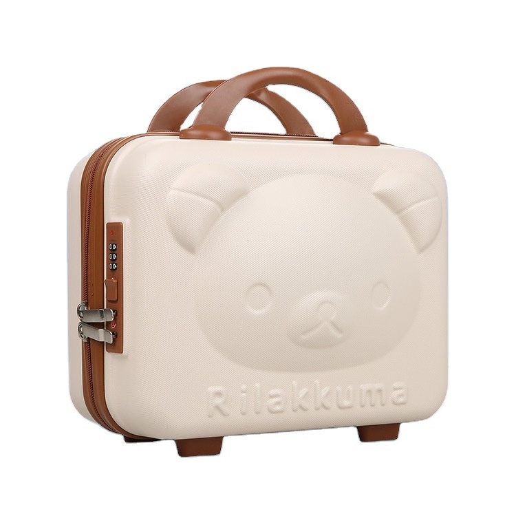 Wholesale 14 Inch Mini Suitcase Portable Small Cartoon Bear Suitcase for Storage