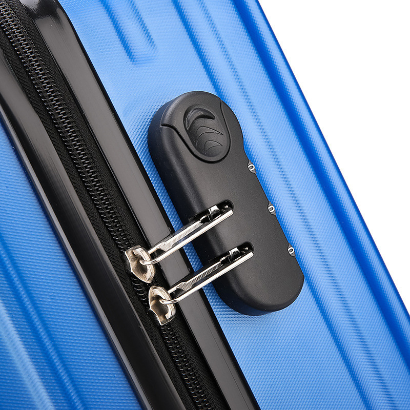 factory Price fashion trolley case luggage Zipper safety lock carry on luggage for Travel