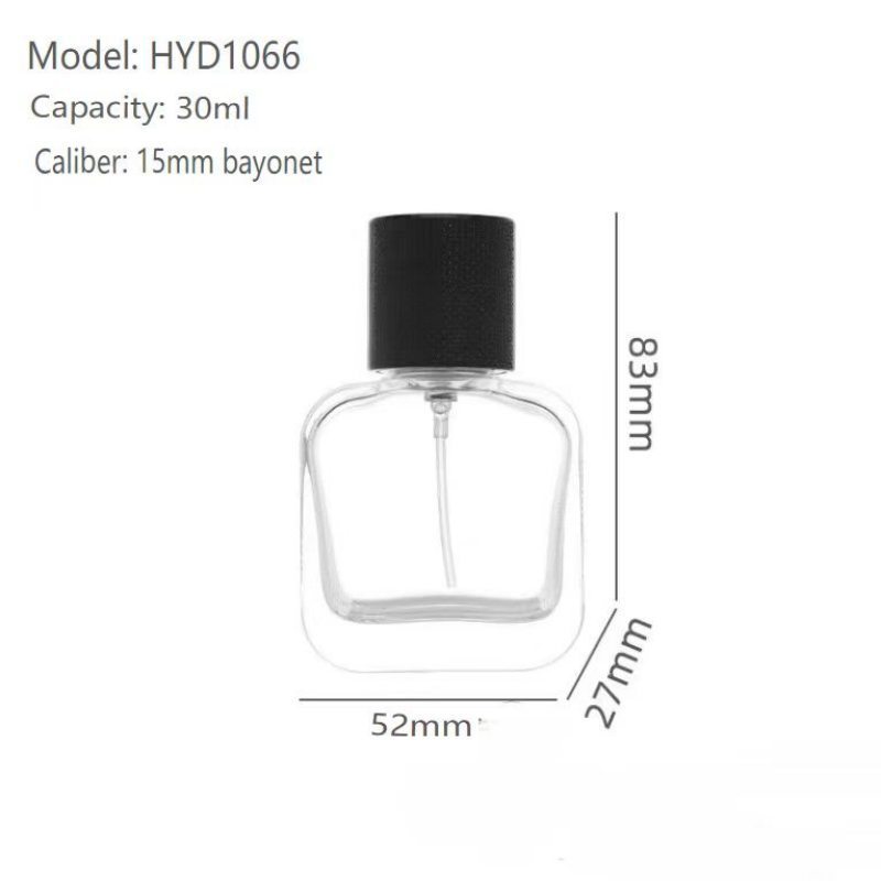 design 30ml 50ml  100ml glass car refillable luxury  mini perfume cleaning atomizer spray  bottles magnetic cap perfume bottle