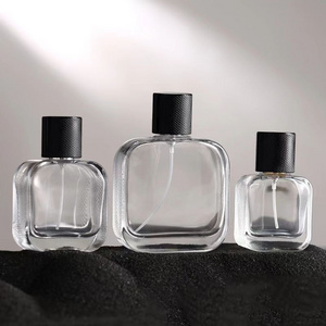 design 30ml 50ml  100ml glass car refillable luxury  mini perfume cleaning atomizer spray  bottles magnetic cap perfume bottle