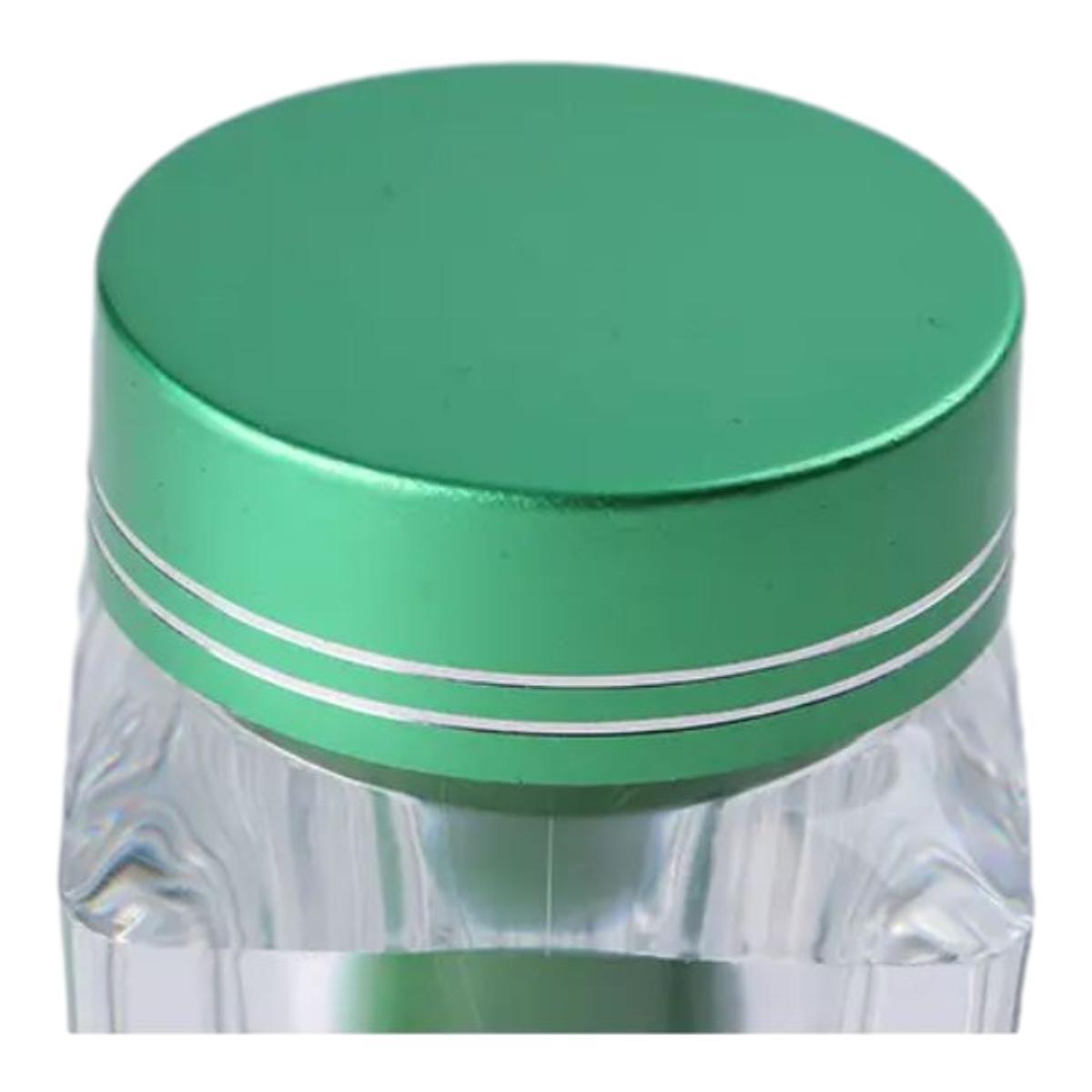 Free Sample Custom Logo Green Stylish Luxury Aluminum Plastic Perfume Bottle Cap