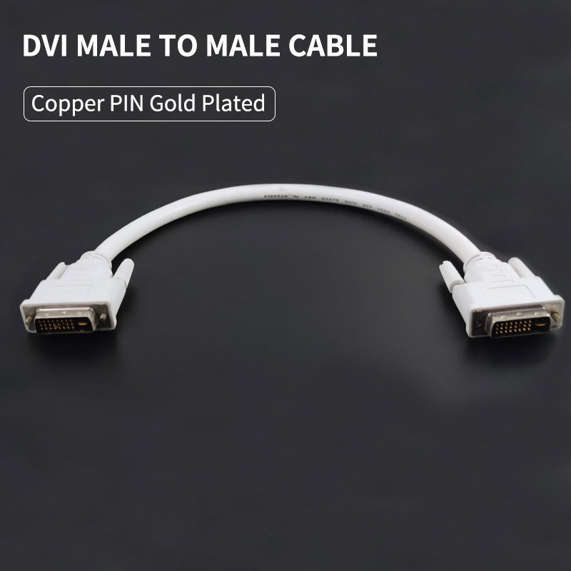 24+1pin Dual Link Cable Dvi Male To Dvi Male Digital Video Cable 24k Gold Plated Dvi Cables