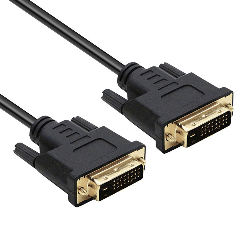 24+1pin Dual Link Cable Dvi Male To Dvi Male Digital Video Cable 24k Gold Plated Dvi Cables