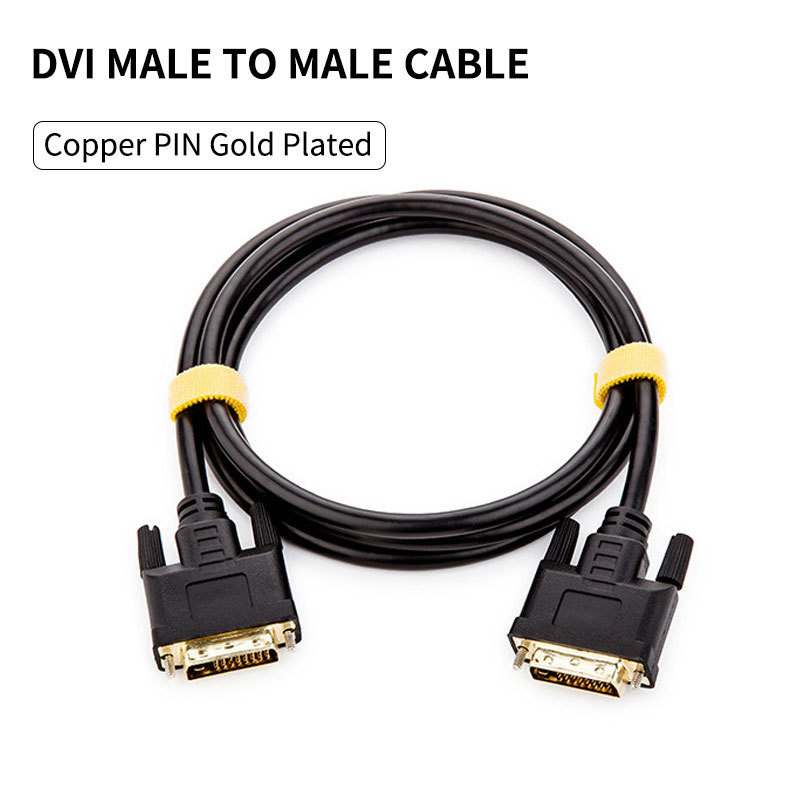 24+1pin Dual Link Cable Dvi Male To Dvi Male Digital Video Cable 24k Gold Plated Dvi Cables