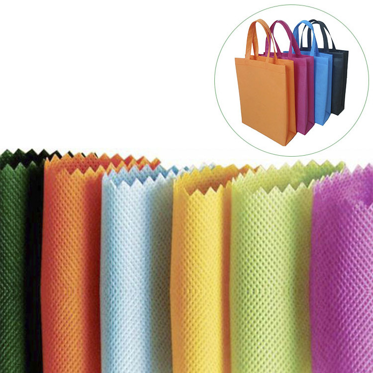 PP Cloth Polypropylene Spun Bonded Waterproof Non-Woven Fabric Roll For Shopper Tote Drawstring Bag