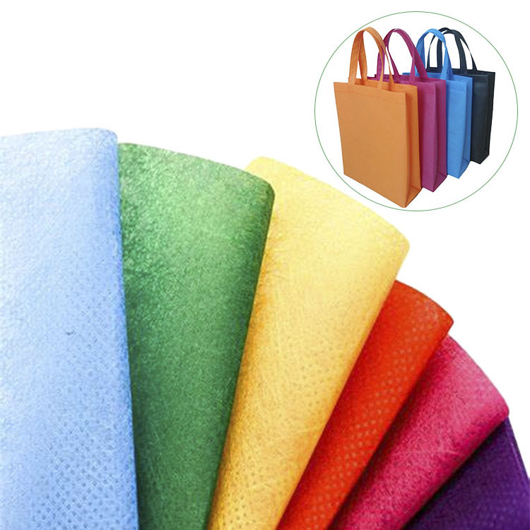 PP Cloth Polypropylene Spun Bonded Waterproof Non-Woven Fabric Roll For Shopper Tote Drawstring Bag