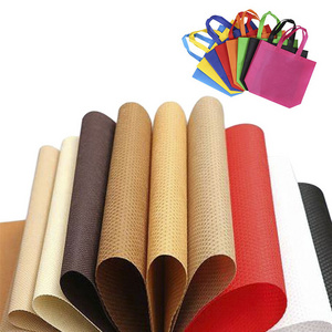 PP Cloth Polypropylene Spun Bonded Waterproof Non-Woven Fabric Roll For Shopper Tote Drawstring Bag