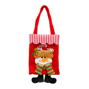 Manufacturers direct Christmas home decorations three-dimensional Santa Claus doll gift bag candy bag Christmas gift bag