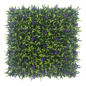 Outdoor Fake Boxwood Hedge Fence Green Leaf Artificial Grass Wall  Panels Grass Fence Artificial Plant Wall Landscape Decoration