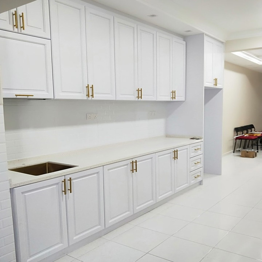 overseas customers high gloss kitchen cabinets lacquer kitchens cabinets modern Kitchen Cabinet Set