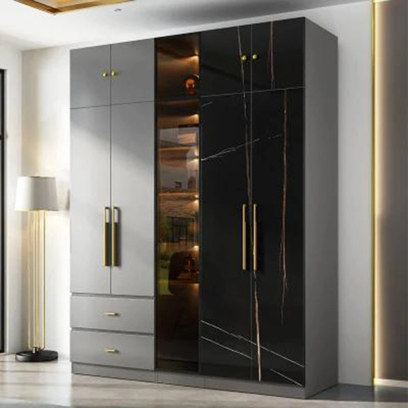 Customized Wardrobe Home Furniture Metal Clothes Wardrobe Closet, Bedroom Hanging Cloth Storage Wire Rack