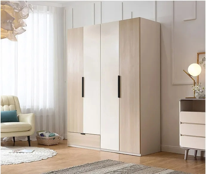 Custom Made Bedroom Wood Built in Wardrobe Bedroom Furniture Solid Wood Clothes Organizer Wardrobes Armoire Closet