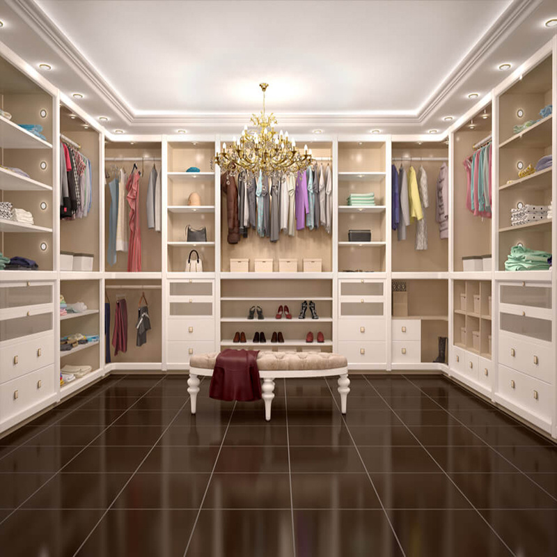 Customized Modular Luxury Modern Walk In Closet Cabinet Modern Walking Closet Cabinet Storage Wardrobe Dressing Room