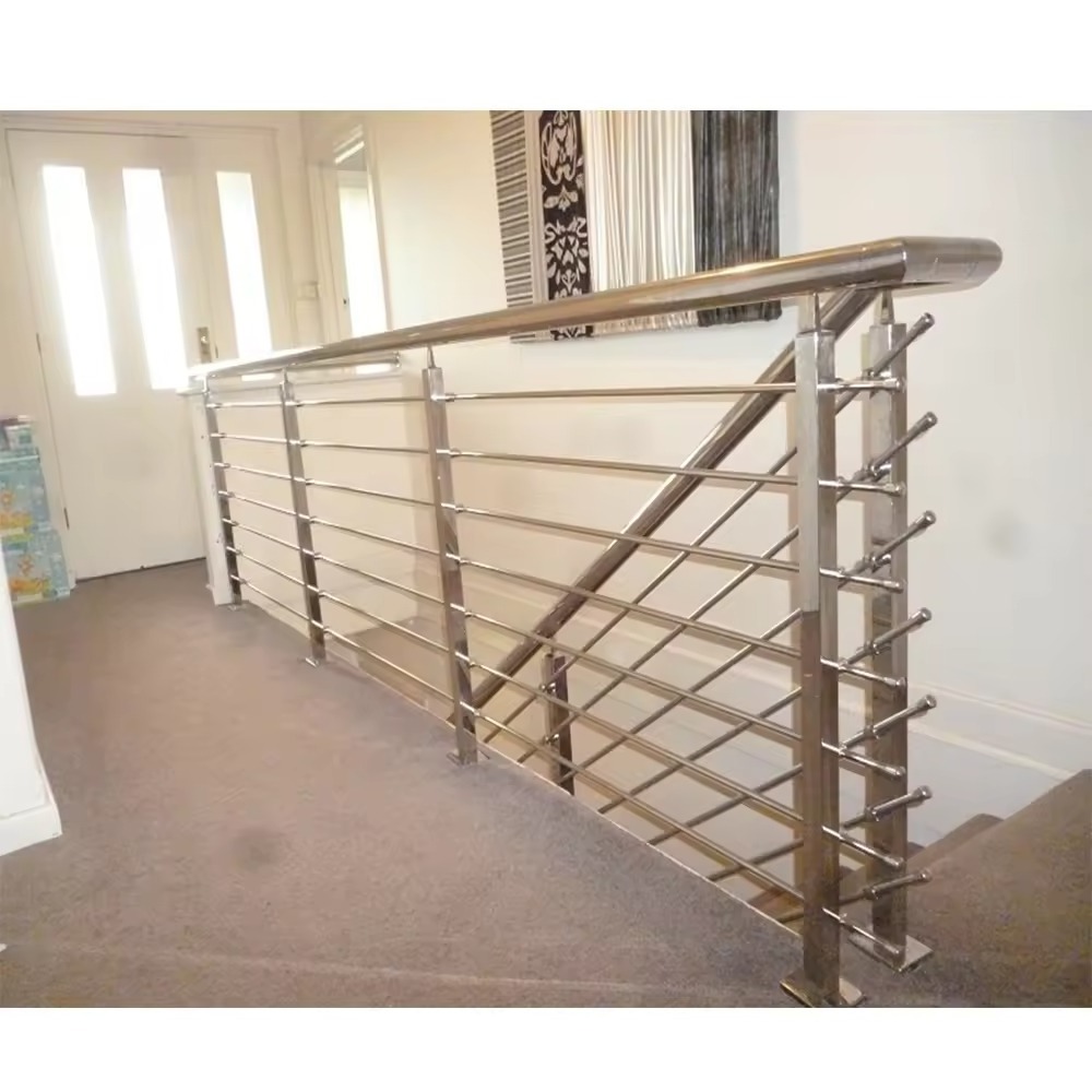 Deck Rod Stair Railing Tensioning Stainless Steel Cable Balustrade Railing Post