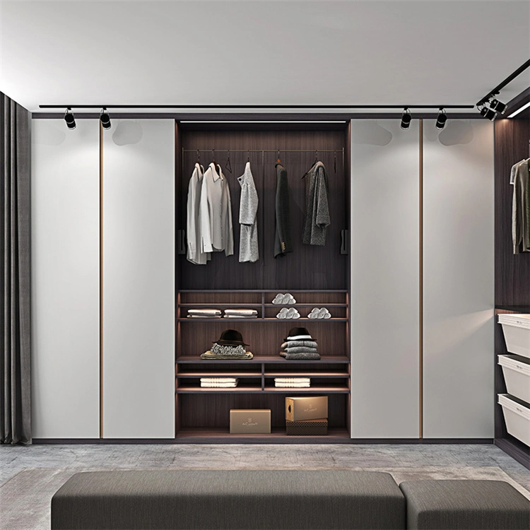 Customized Dressing Room Bedroom Custom L Shape Walk-in Wardrobe Cabinet Closet for Bedroom Cabinet Sets