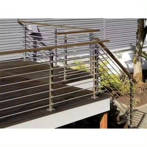 Deck Rod Stair Railing Tensioning Stainless Steel Cable Balustrade Railing Post